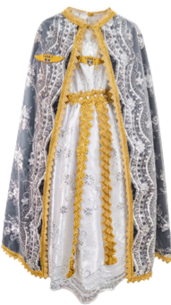 Traje verde personalizado para niño
